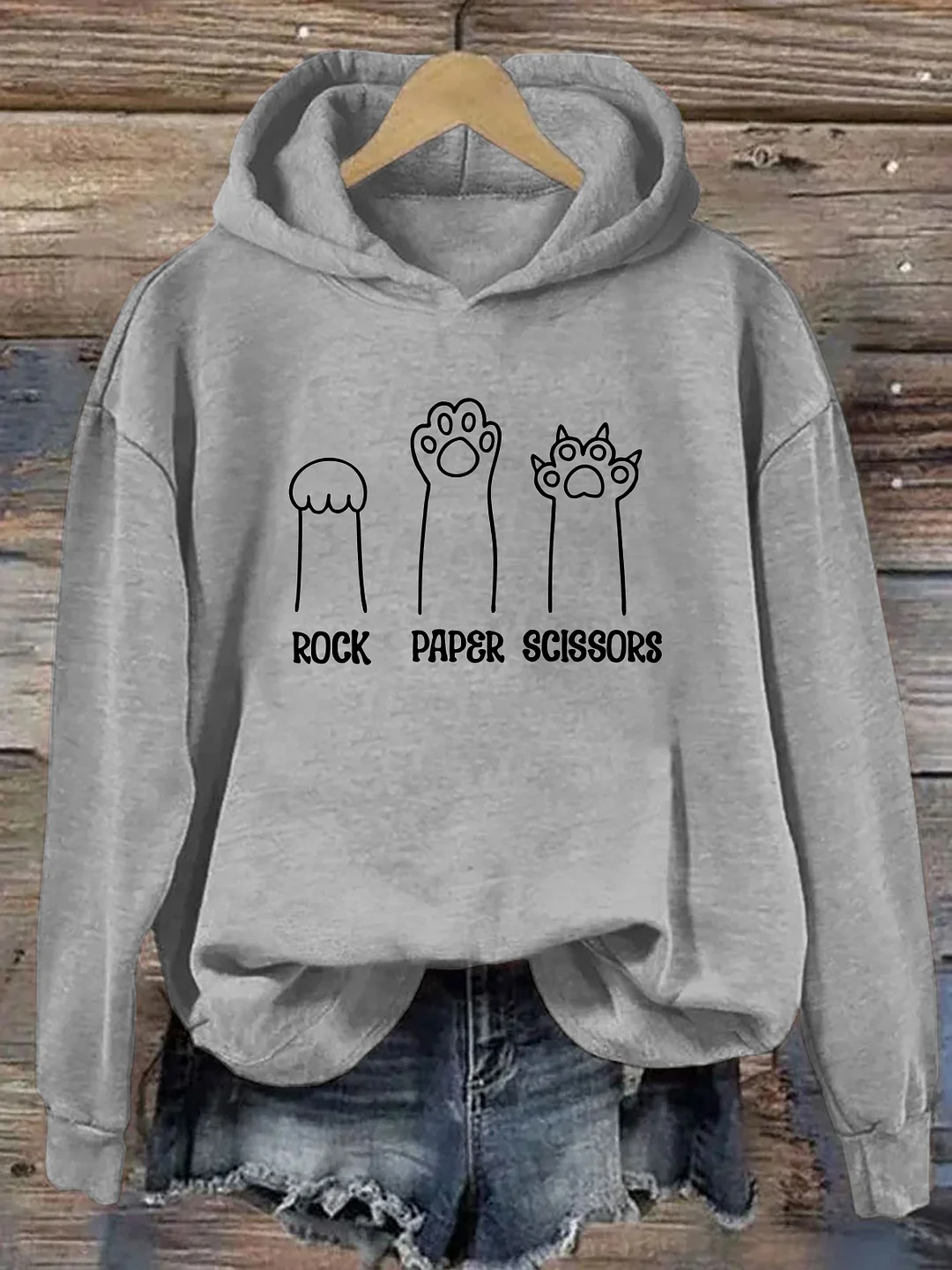 Rock Paper Scissors Hoodie