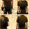 Taktische G&uuml;rteltasche Sport H&uuml;fttasche Molle Bauchtasche Wasserabweisend mit Rei&szlig;verschluss f&uuml;r Outdoor Laufen Reise Wandern Radfahren Camping Klettern