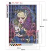 Diamond Painting-DIY Full Round Drill Fashion Girl with Big Eyes