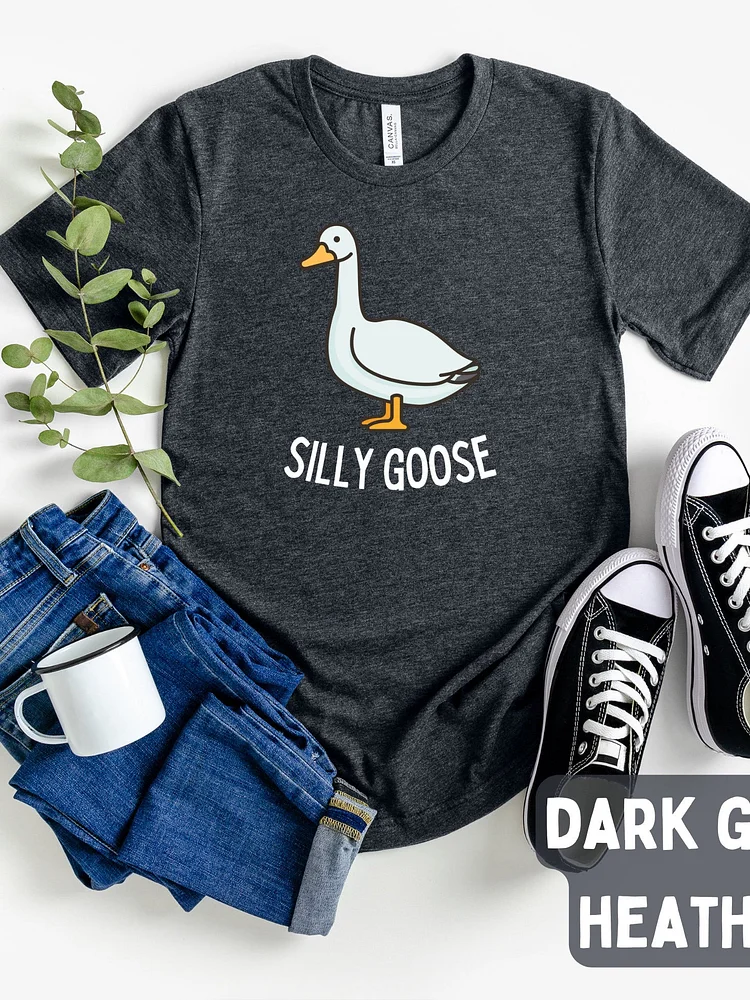 Silly Goose Shirt, Women, Men, Unisex T-Shirt socialshop