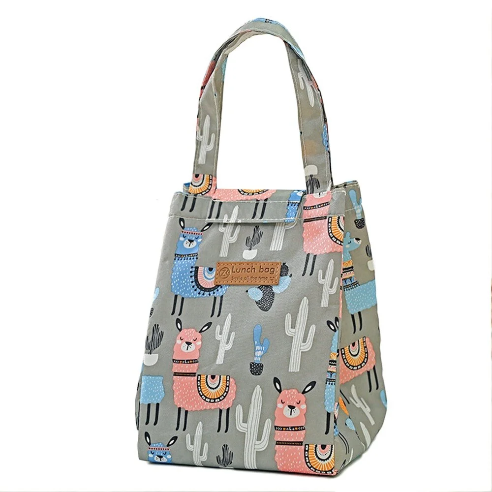 2021 New Cooler lunch bag fashion ctue cat multicolor bags women waterpr hand pack thermal breakfast box portable picnic travel