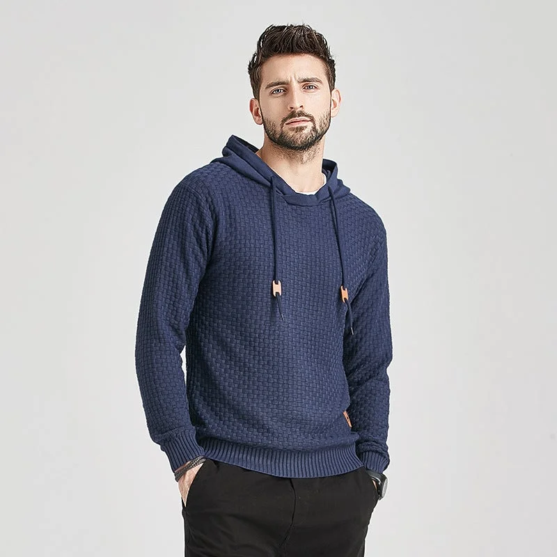Hooded Pullover Sports Men's Sweater