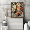 (US Only)Paint By Numbers Kit On Canvas DIY Oil Art Flower Bird Home Wall Decor 40x50cm