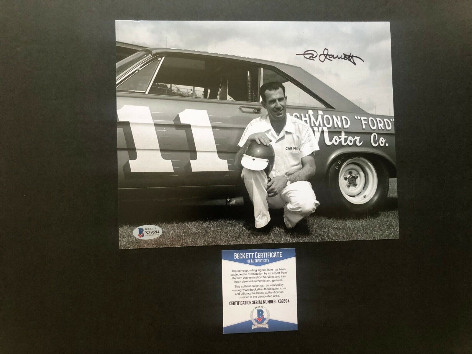 Ned Jarrett Hot! signed autographed Nascar legend 8x10 Photo Poster painting Beckett BAS coa