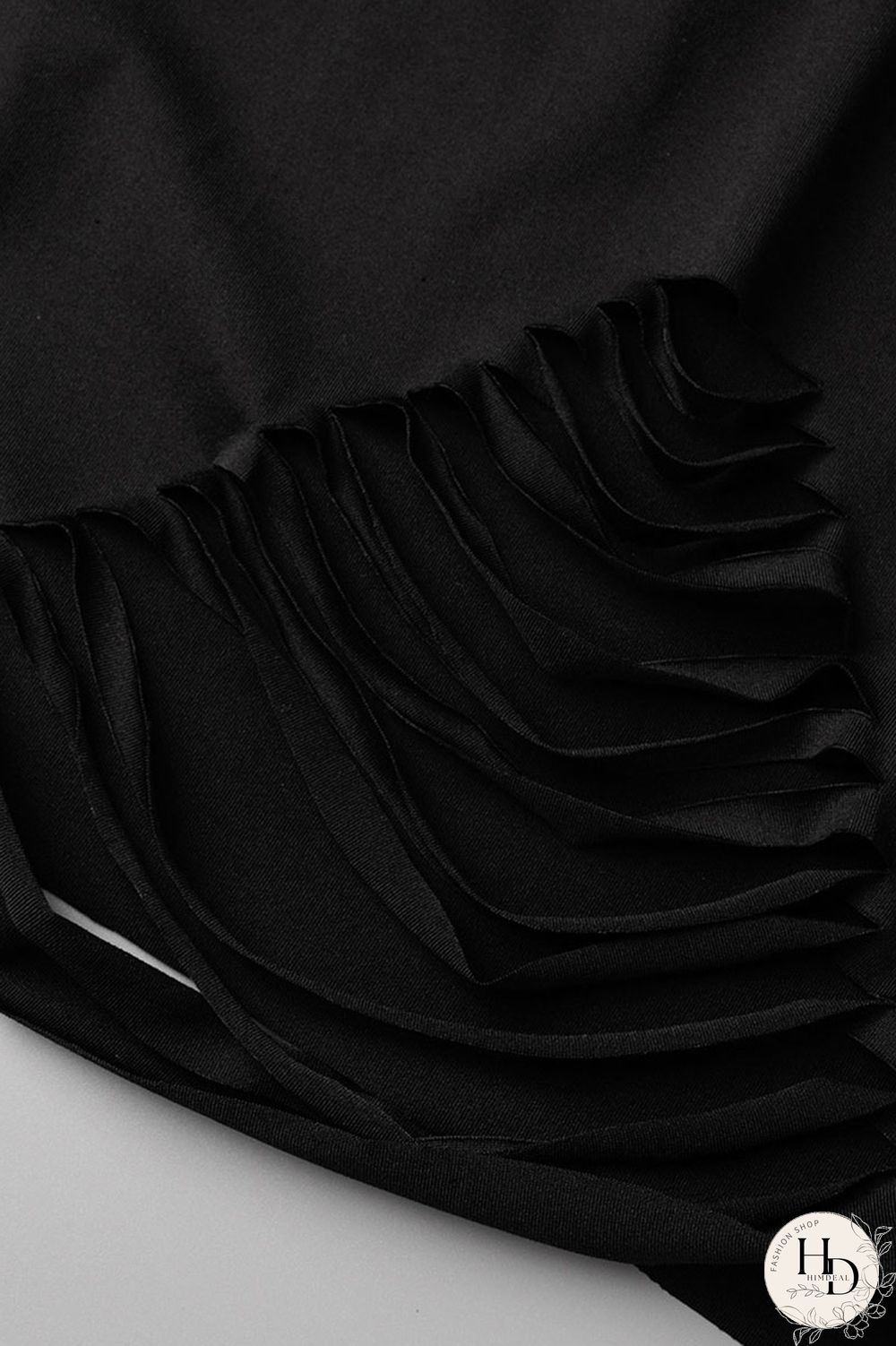 Black Sexy Solid Hollowed Out Split Joint O Neck Short Sleeve Two Pieces