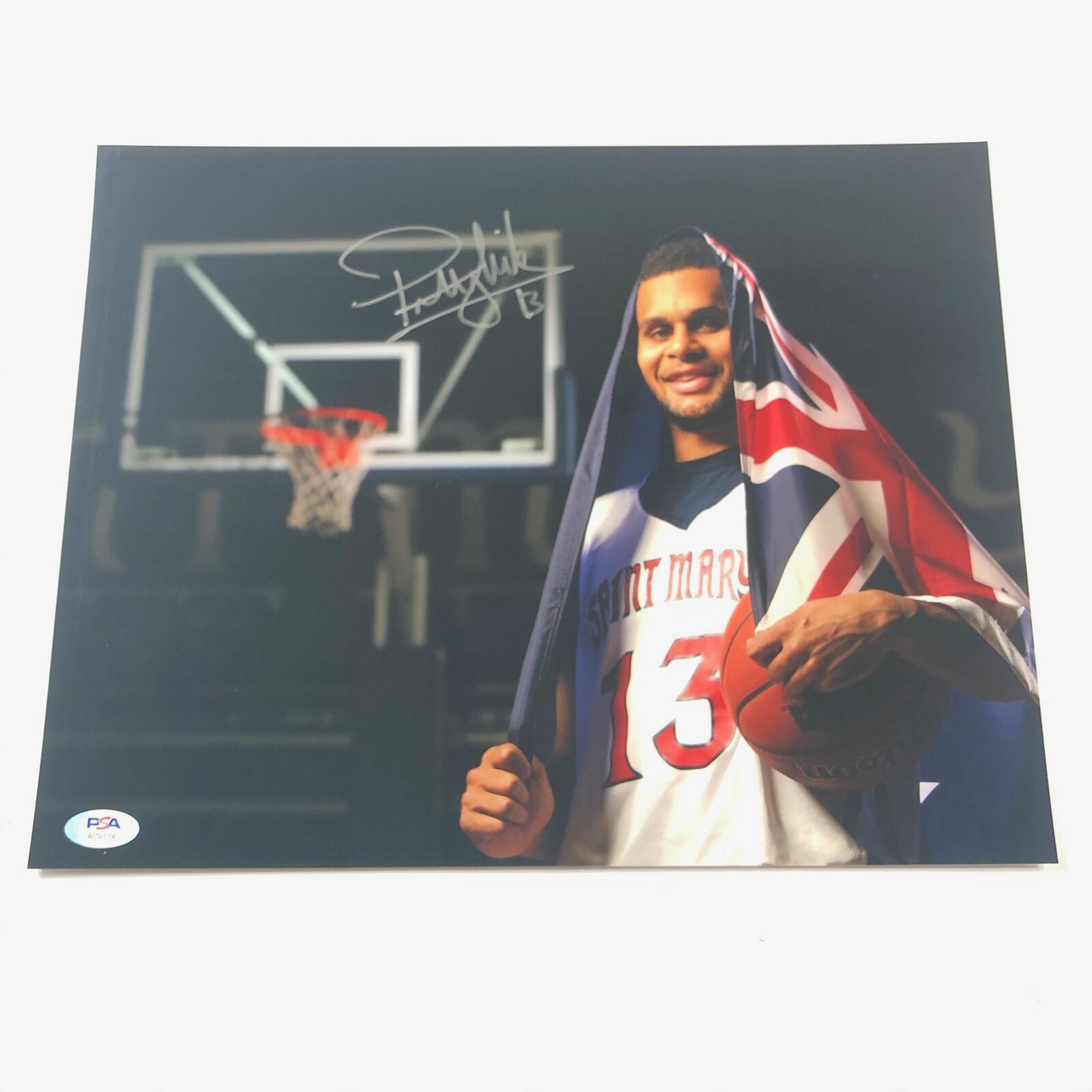 Patty Mills signed 11x14 Photo Poster painting PSA/DNA San Antonio Spurs Autographed