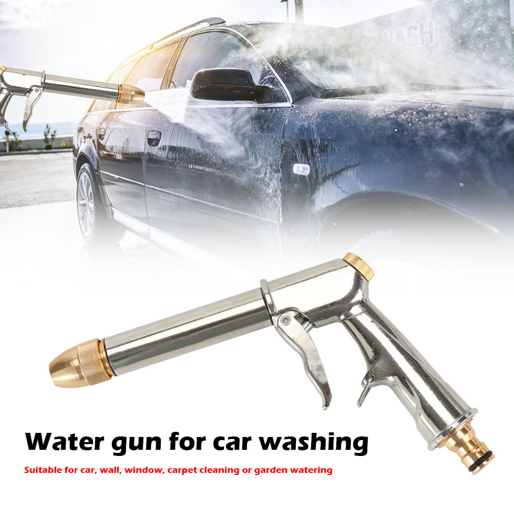 

Short Wand Alloy High Pressure Water Spray Gun for Car Wash Garden Watering, 501 Original