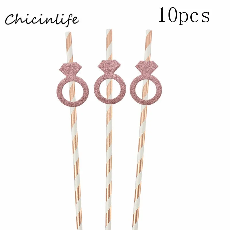 Chicinlife Rose gold Bride To Be Latex Balloons heart star balloon Bachelorette wedding party decoration