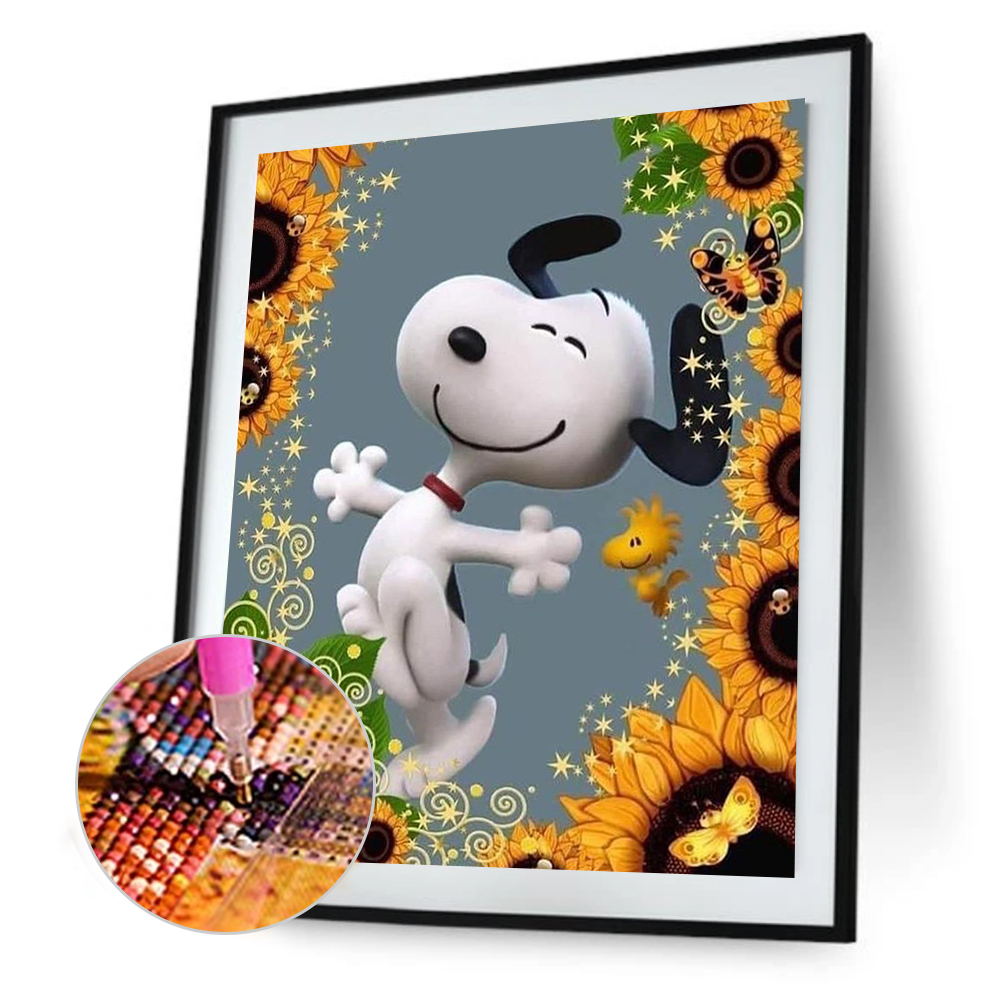 

(Multi-Size) Cartoon Dog - Round/Square Drill Diamond Painting - 30*40CM, Round diamond 30*40cm, 501 Original