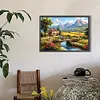 Paysage naturel-perceuse ronde peinture diamant-50*35cm