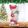 >SALE<Wooden Special Shaped Cute Gnome 5D DIY Diamond Art Tabletop Decor Bedroom Decor