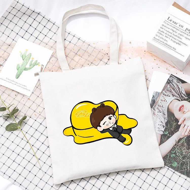 방탄소년단 Butter Album Cartoon Handbag