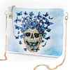 DIY Skull butterfly shaped diamond painting one-shoulder chain lady bag