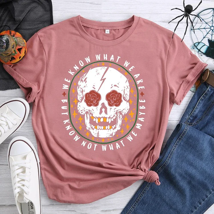 Skeleton Rose Halloween T-Shirt-07347