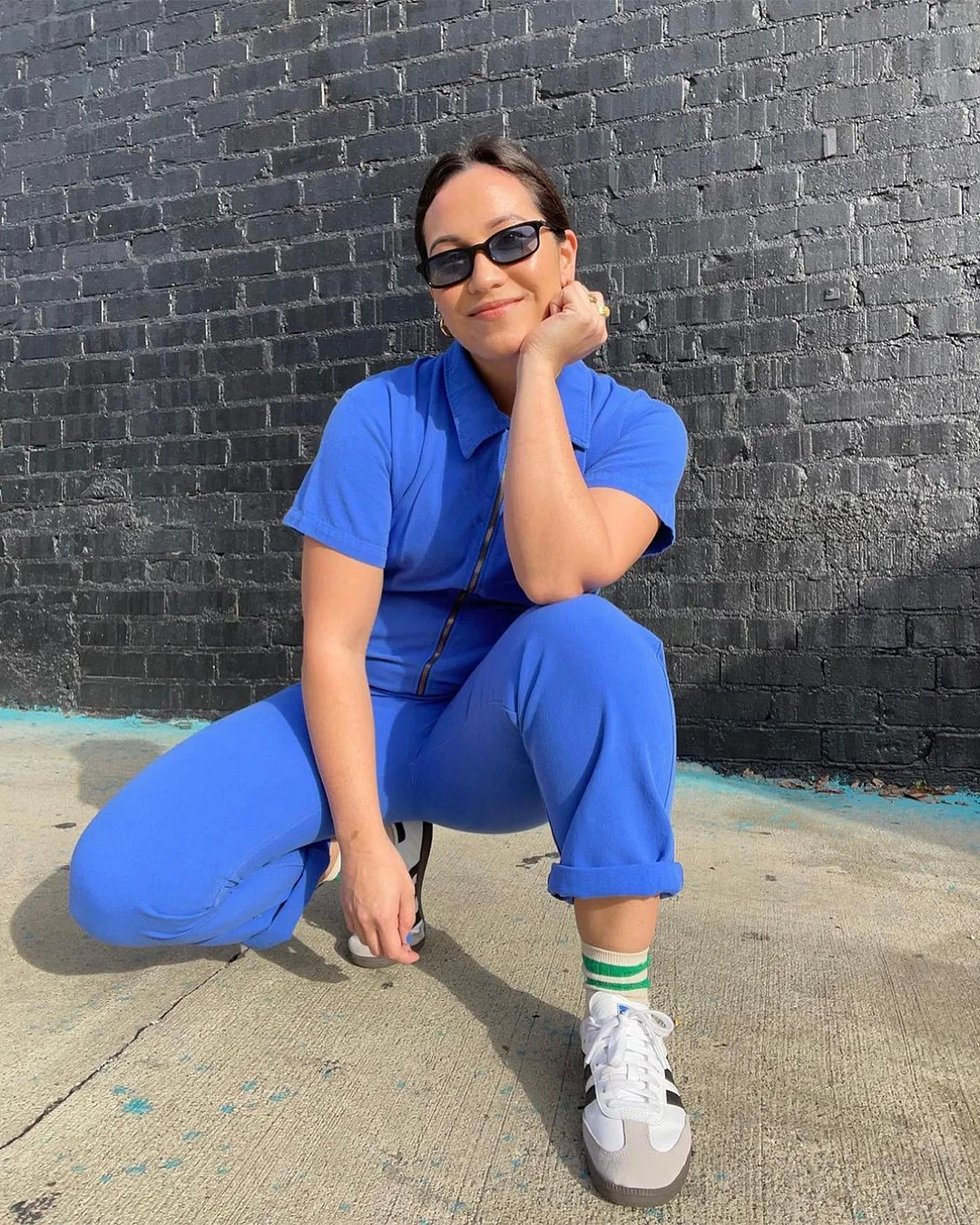 Cropped Utility Jumpsuit( Free Shipping)