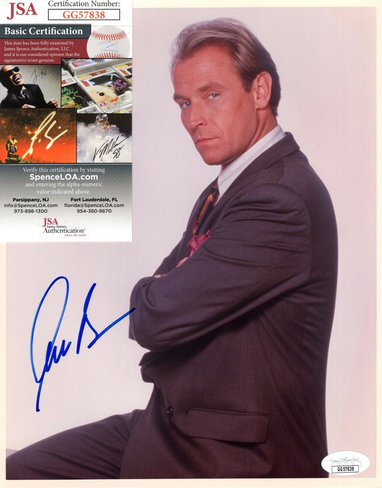 Corbin Bernsen Actor Hand Signed 8x10 Photo Poster painting with JSA COA