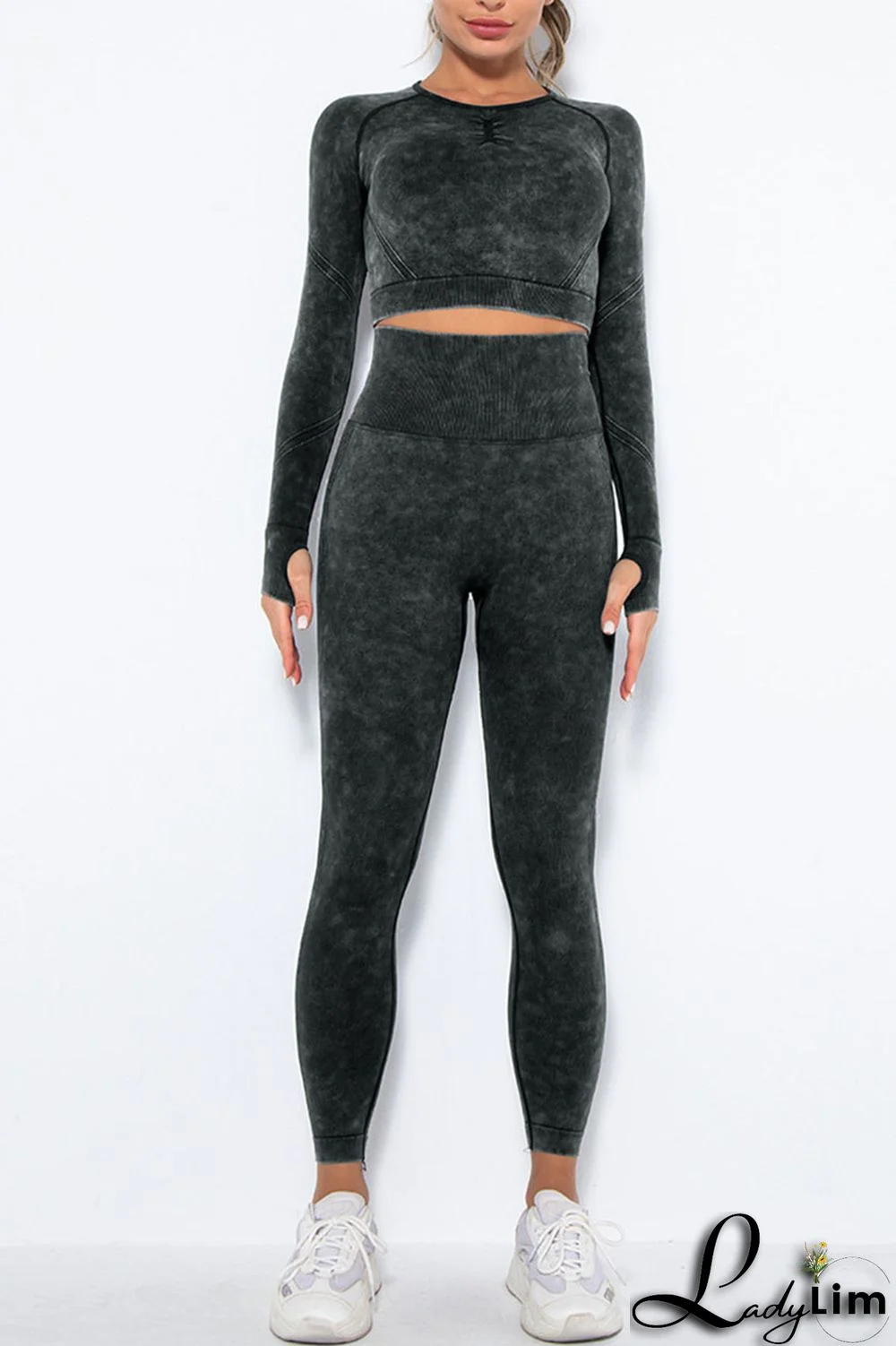 Purple Casual Sportswear Print Split Joint O Neck Long Sleeve Two Pieces