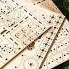 3D Wooden Mechanical Ball Rolling Ladder Model