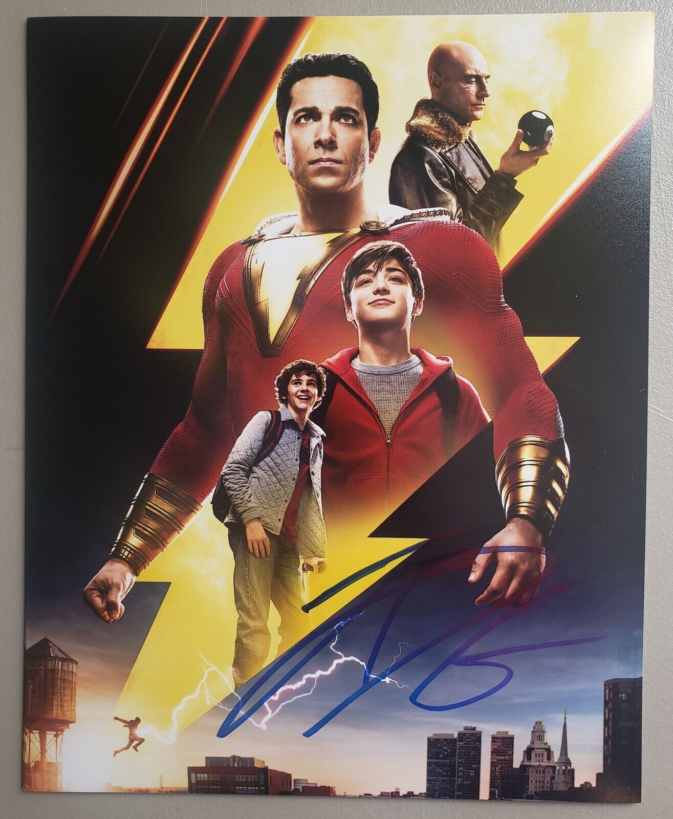 Jack Dylan Grazer autograph 8x10 Shazam