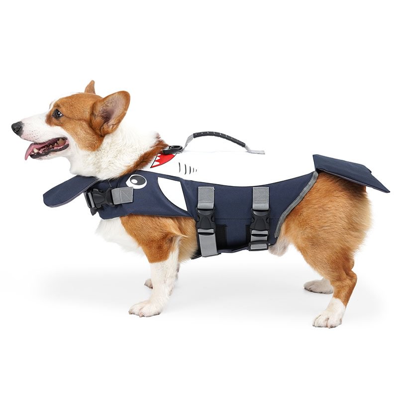 Dogs Swimming Vest with Superior Buoyancy & Rescue Handle