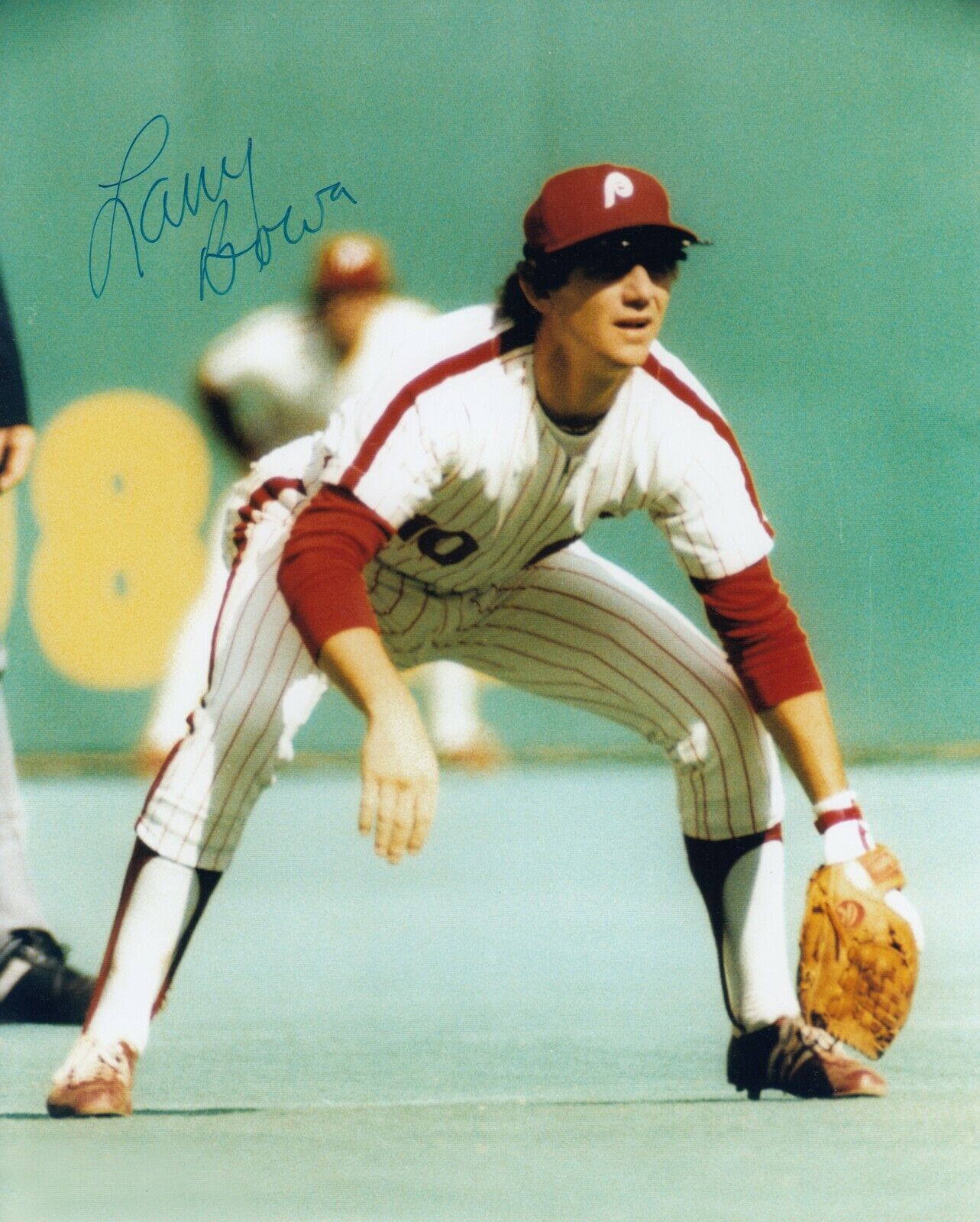 Larry Bowa #2 8x10 Signed Photo Poster painting w/ COA Philadelphia Phillies