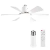 Socket Fan Light with Remote Screw in Ceiling Fan in Light Socket for Bedroom