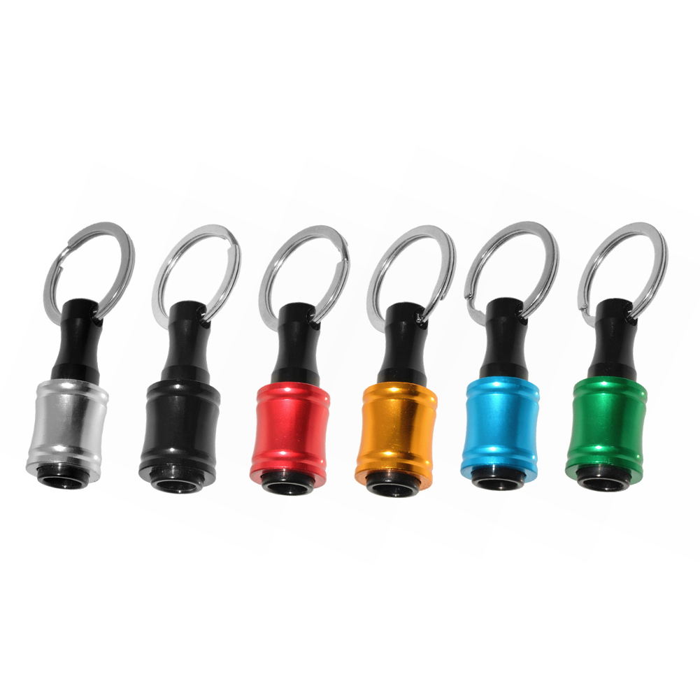 

6pcs 1/4 Hex Shank Aluminum Screwdriver Bits Holder Extension Bar Carabiner, 501 Original