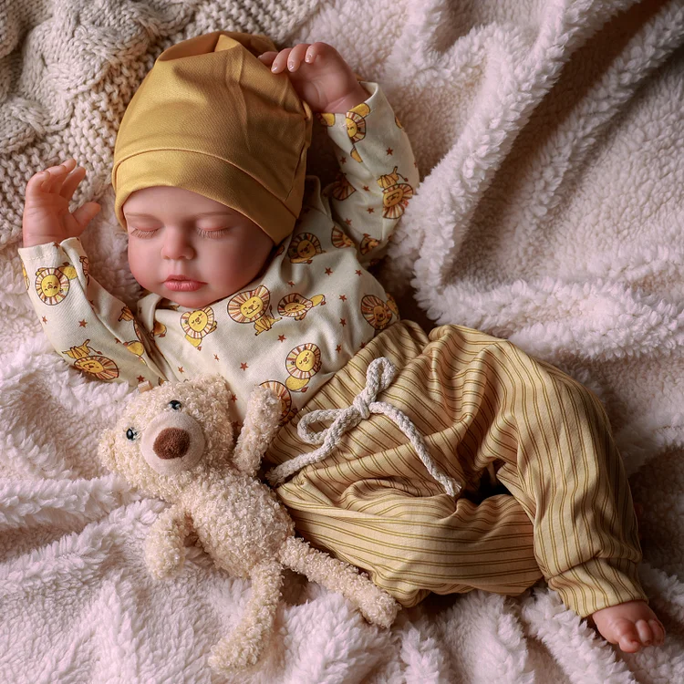 Babeside Sleeping Reborn Baby Lucy 20'' Little Infant Girl Best Gift for Kids