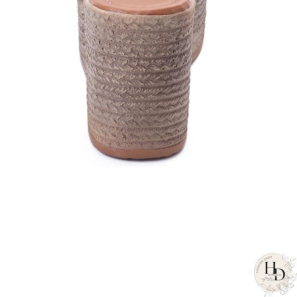 Women Wedge Sandals Slippers High Heels Clog Flip Flop Sandals