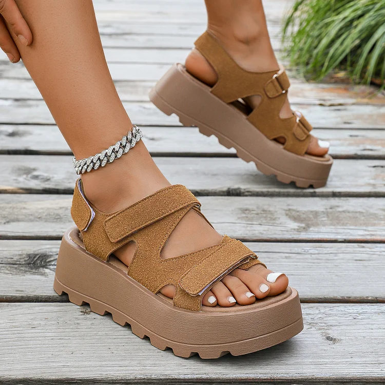 Orthopaedic Fashion Wedge Sandals Radinnoo.com