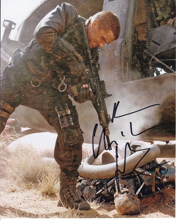 CHRISTIAN BALE Signed Autographed TERMINATOR SALVATION JOHN CONNOR Photo Poster painting