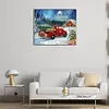Red Christmas Truck-Full Round Diamond Painting 50*60CM