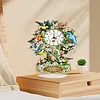 Diamond Painting Acrylic Bird on Branch Clock Ornaments