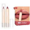 Nude Brown Lipliner Pen Waterproof Sexy Red Matte Contour Tint Lipstick Lasting Non-stick Cup Lipliner Pen Lips Makeup Cosmetic