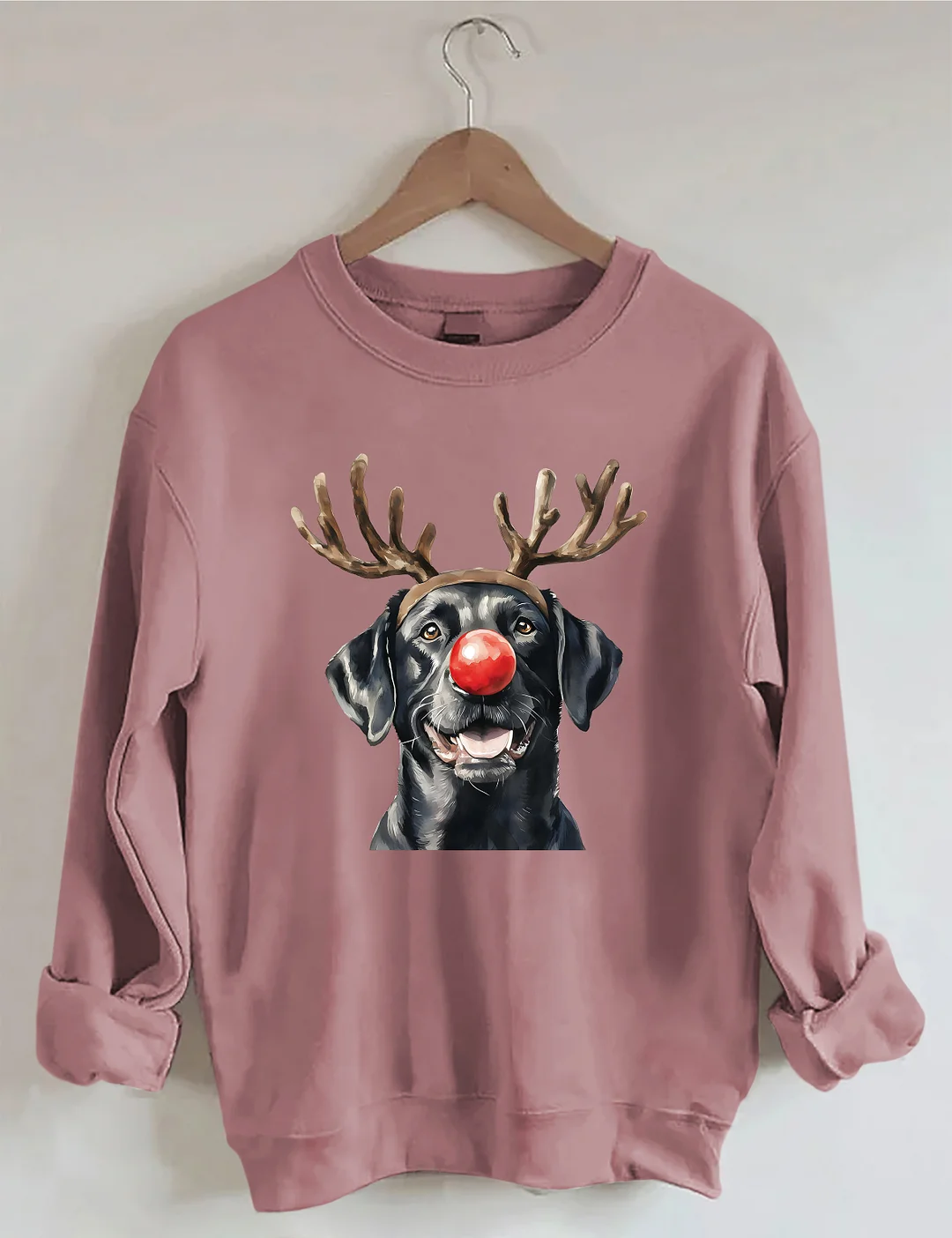 Christmas Black Lab Sweatshirt