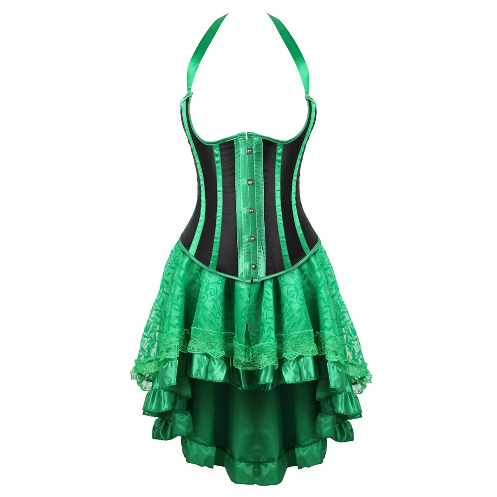 Churchf Churchf A Hair Model Body Suit Palace Harness Body Suit Green