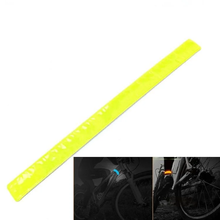 4 PCS Bike Bicycle Cycling Band Arm Leg Pant Reflective Strap Belt Safety Reflector