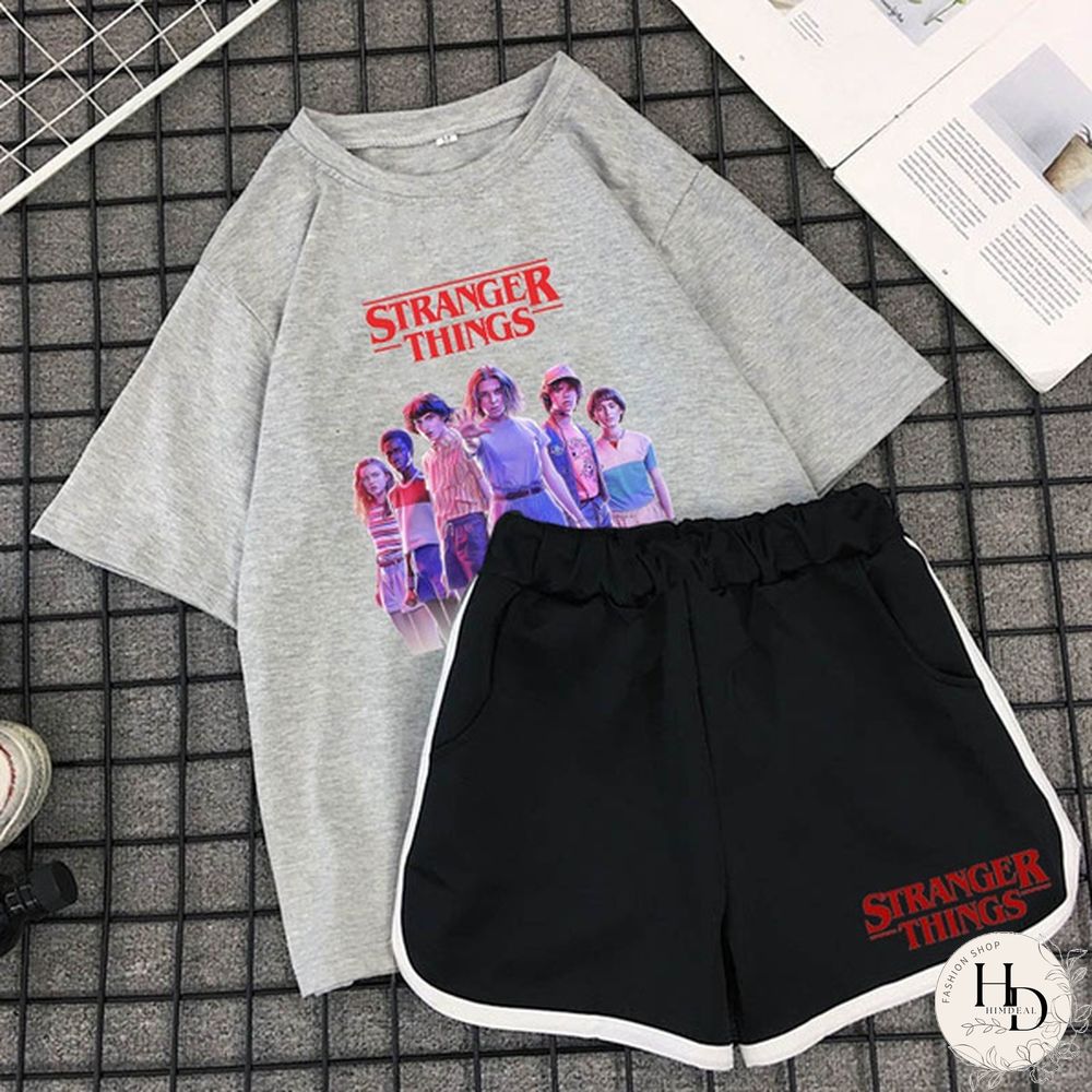 Stranger Things Season Shirt Women Upside Down Eleven Female Graphic Grunge T-Shirt Femme