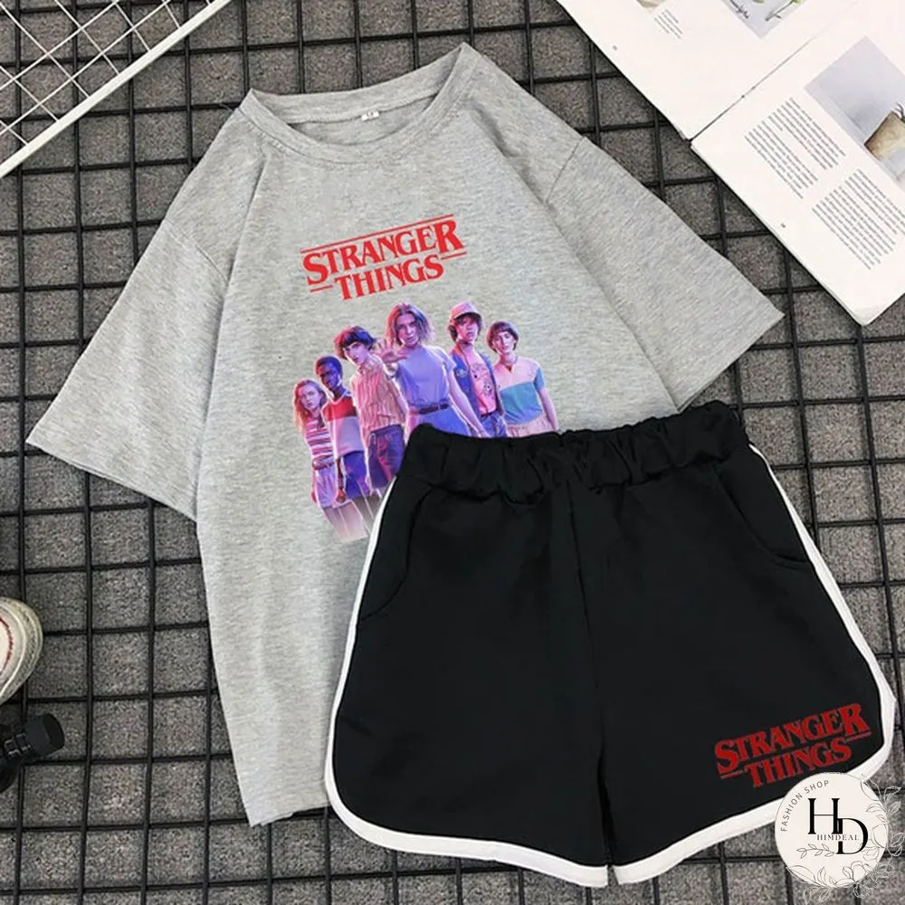 Stranger Things Season Shirt Women Upside Down Eleven Female Graphic Grunge T-Shirt Femme
