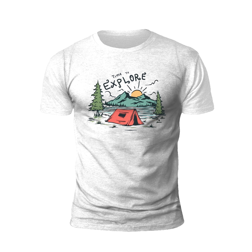 Time to Explore: Camping Adventure T-shirt