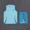 2025/2026 Cruzeiro Pre-Match Training Light Blue Vest+Shorts Football1:1 Thai Quality