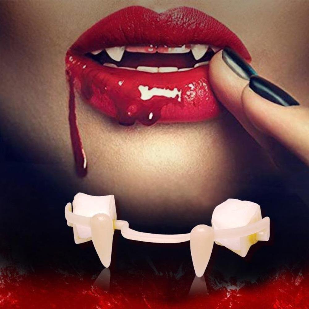 Retractable Vampire Fangs Teeth (2 Pack)