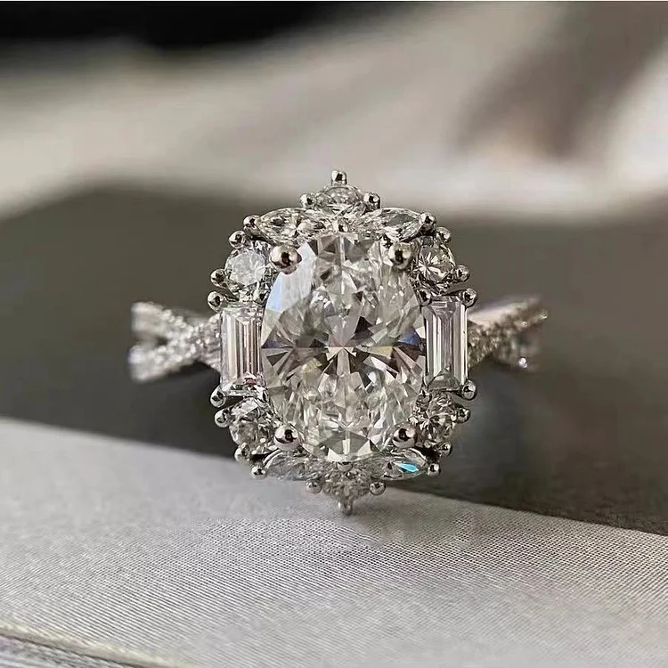 FREE Today: Eternal Sparkle Moissanite Elegance Ring
