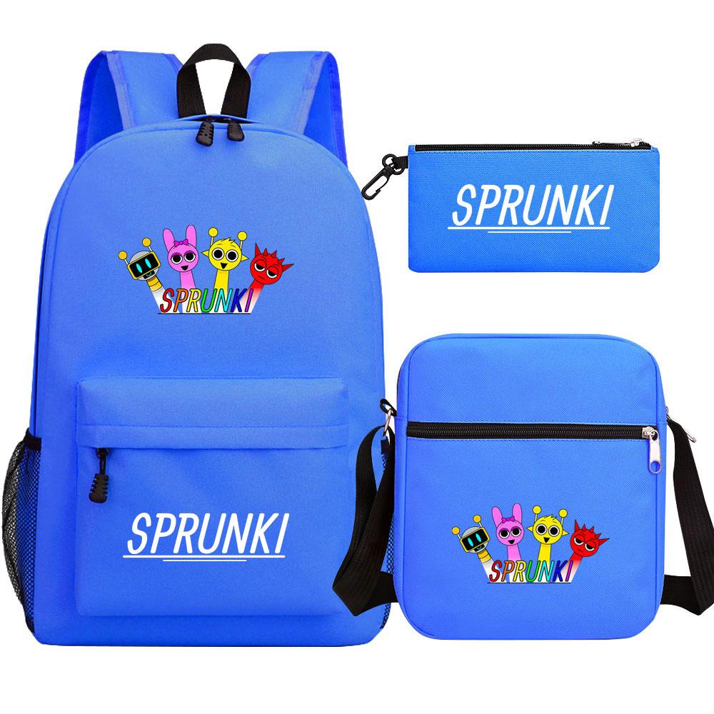 Mayoulove Sprunki Backpack Lightweight Design with Water-Resistant Feature for School and Outdoor Activities-Mayoulove