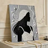 DIY Pearl Painting Girl with Frame for Home Wall Decor(30x40cm)