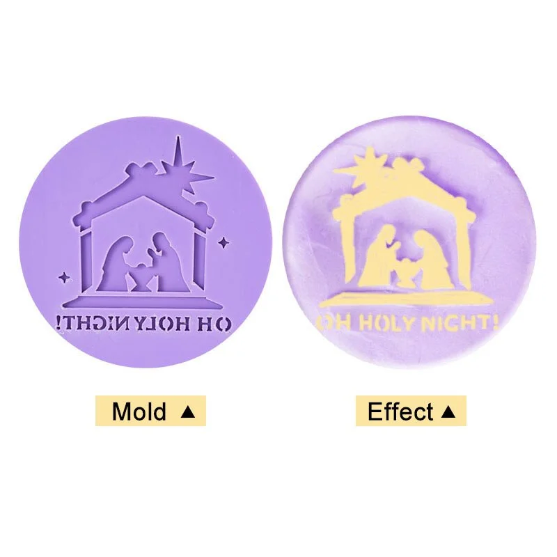 Eid Mubarak Cookies Mould Moon Star Embossed Biscuit Stamp Cutter Ramadan Muslim Party Decor DIY Cake Baking Tools Fondant Mold