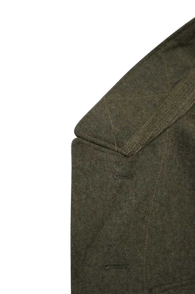   Elite German M1945 EM Brown Wool Tunic Feldbluse German-Uniform