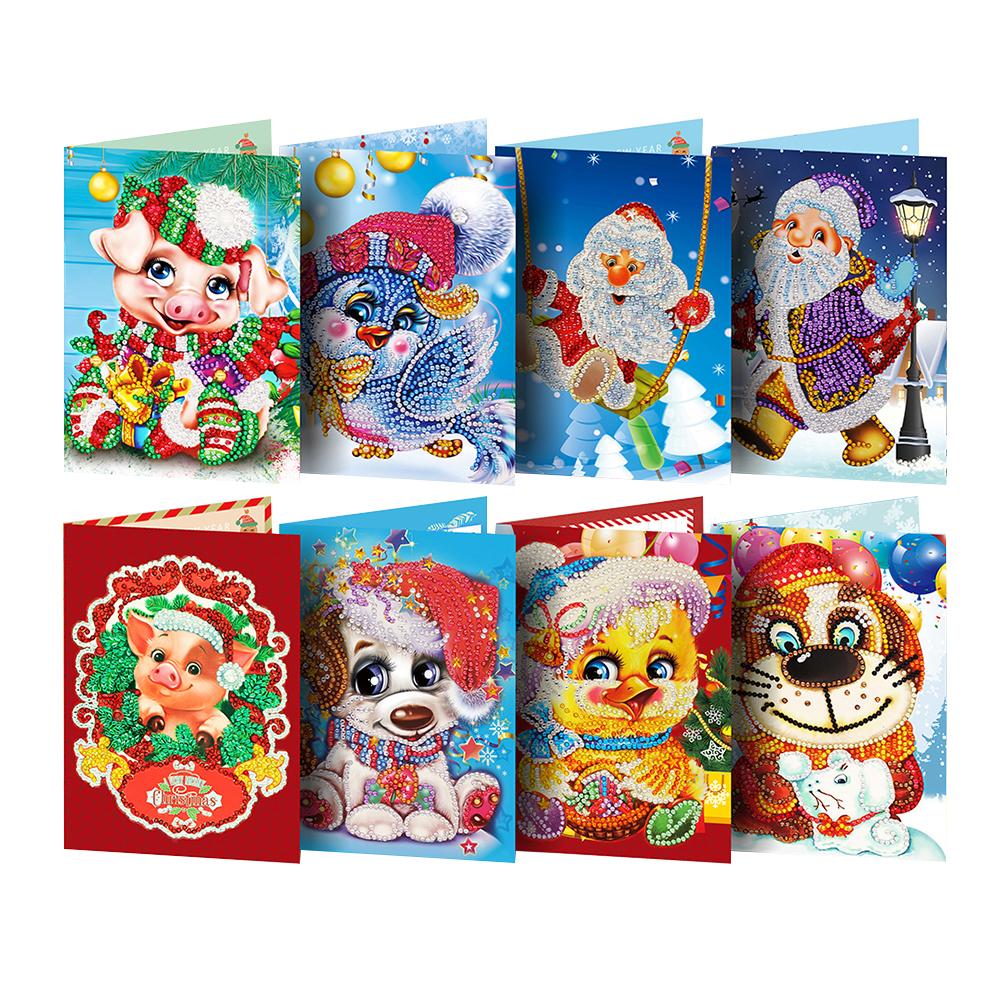 

Christmas-5D DIY Craft Greeting Card, 501 Original
