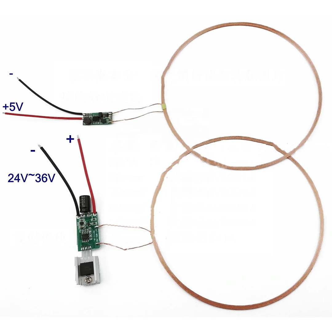 40~100mm Long Distance 5V 1A High Current Power Supply XKT801-23 Induction Coil Charger Wireless Charging Plate