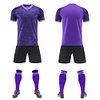 Custom Football Jersey Soccer Shirts OEM Soccer Uniform Set Name Team Tracksuits Wear Short Sleeve Polyester Soccer Jersey